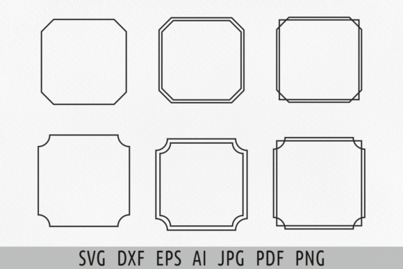 Download Double Square Frame Svg Border Svg Frame - Svg frame Collection