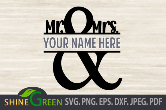 Download Wedding Monogram SVG Frame Mr &amp; Mrs - Svg frame Collection