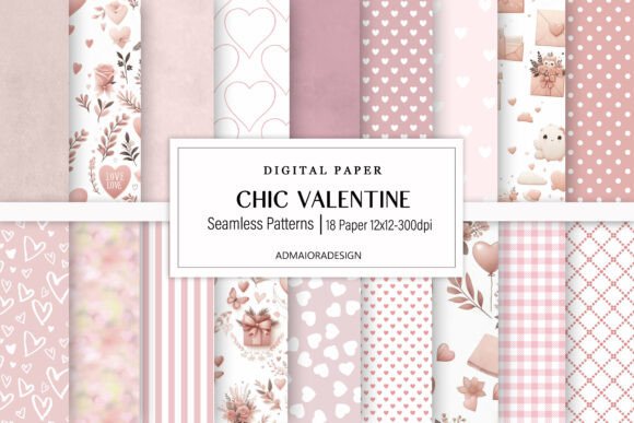 Download Valentine Digital Paper - Valentine digital paper Collection