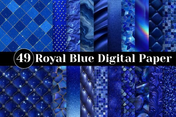 Download Royal Blue Digital Paper - Blue Collection