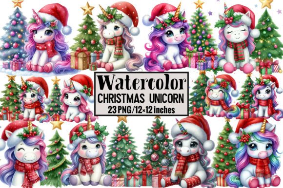 Download Christmas Unicorn - Christmas unicorn Collection