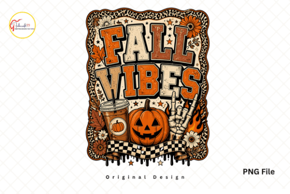 Download Autumn Pumpkin Coffee Fall Vibes PNG - Premium Resources